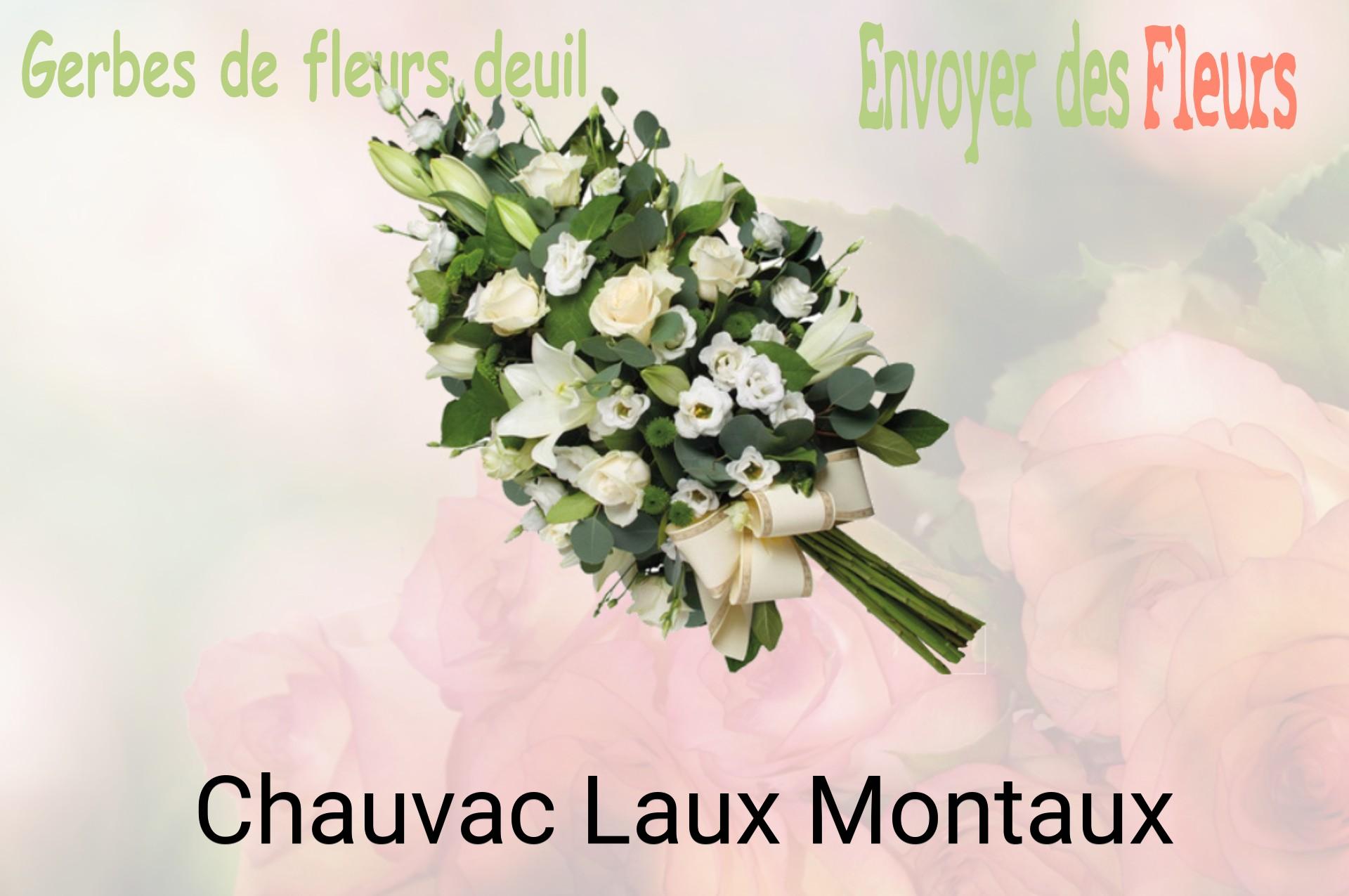 Gerbe de fleurs de deuil livrée à Chauvac-Laux-Montaux